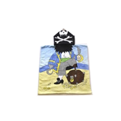 100 % cotton high quality printed kids hooded towel