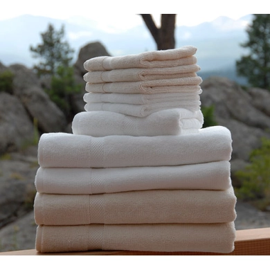 100% cotton plain hotel face/hand towel