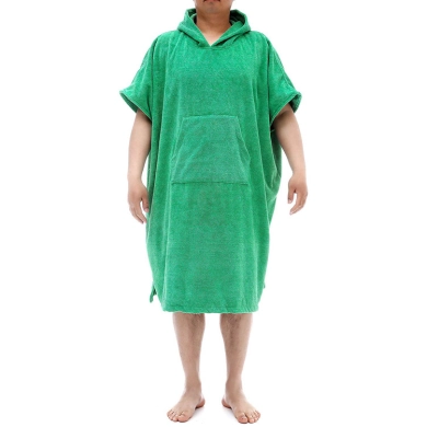 Beach towel with hooded towel and 100% cotton poncho