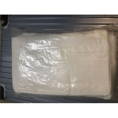 China Manufacturers 100% Cotton Pure White Infant Muslin Burp Cloth Diaper