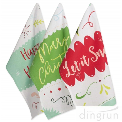 Christmas Holiday Dish Towels Kitchen Towels Hand Towels For Home Gift