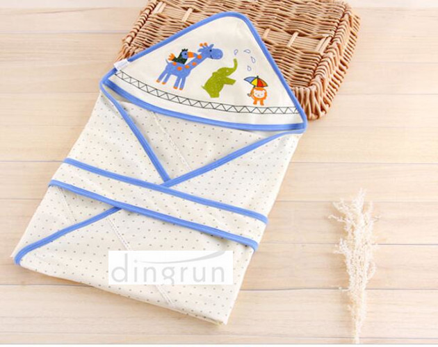 Bebê personalizado acolhedor com capuz toalha para banho com animais desenha 80 * 80cm