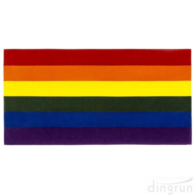 同性恋旗帜海滩毛巾LGBT骄傲游行彩虹毛巾