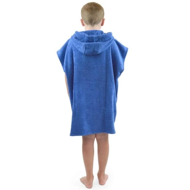 Microfiber Cotton Hooded Surf Poncho Beach Towels for Kids Hooded Towel for Teen Soft Flannel Changing Robe