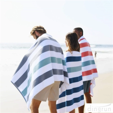 Oversize Plush Cabana Beach Towel