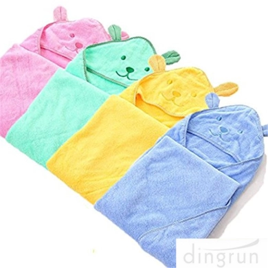 Personalized Hooded Bath Towels For Kids