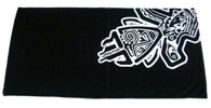 2014 two side print beach towel one side velour ,one side terry.