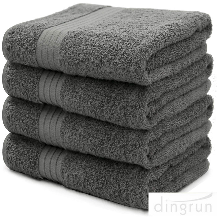 柔软的棉质水疗和酒店品质浴巾