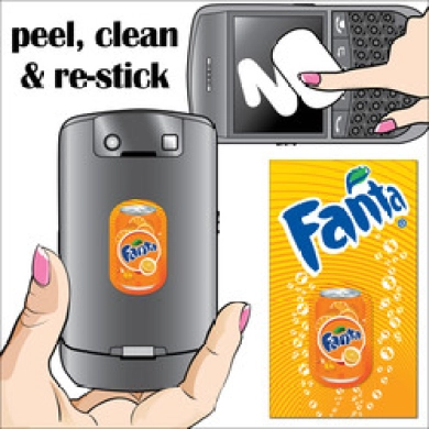 Sticky microfiber LCD screen cleaner