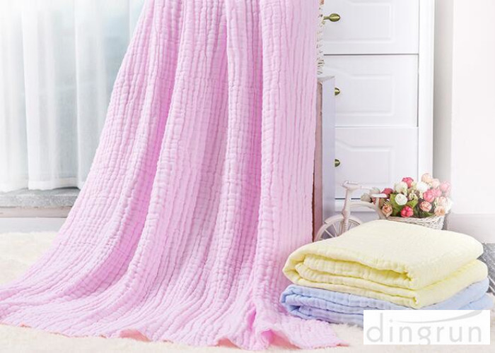Ultra Soft , Skin-friendly Quick-drying Gauze Cotton Bath Towel For Baby 100*100cm