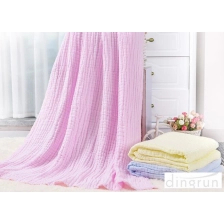 China Ultra Soft , Skin-friendly Quick-drying Gauze Cotton Bath Towel For Baby 100*100cm manufacturer