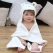 China beautiful and comfortable baby hooded towel manufacturer