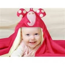 China high quality  animal shaped baby hooded towel manufacturer