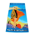 China high quality printing beach towel for promotion manufacturer