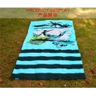 China high quality stripe beach towel high quality oversized beach towel bag manufacturer