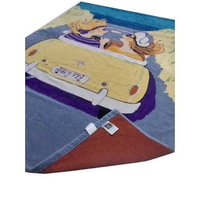 high quality two-side printing beach towel