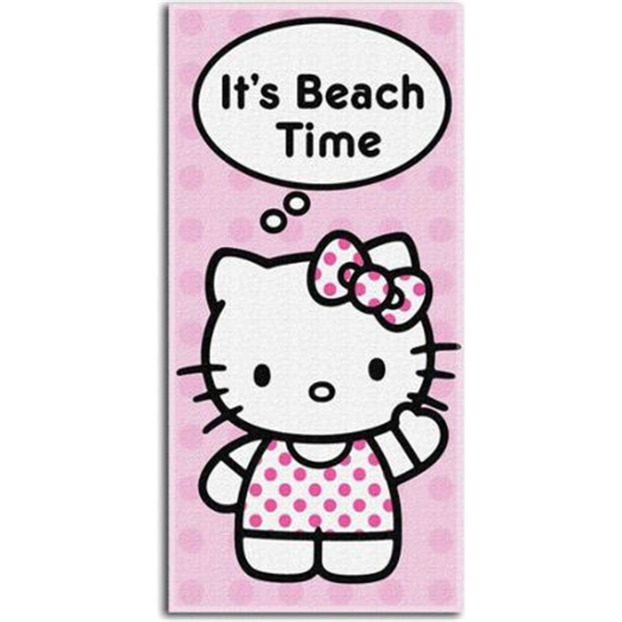 venta caliente hola toalla de playa del gatito para la promoción