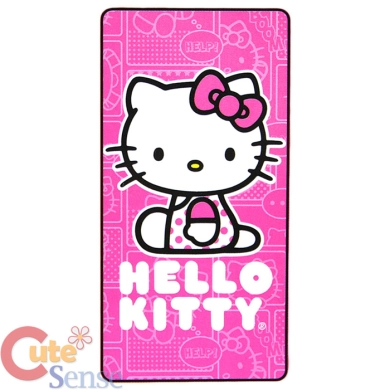 hot sale hello kitty beach towel for promotion