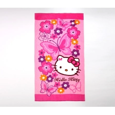 Chine belle bonjour Kitty serviette de plage fabricant