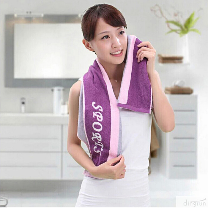 gepersonaliseerde katoen sport handdoek