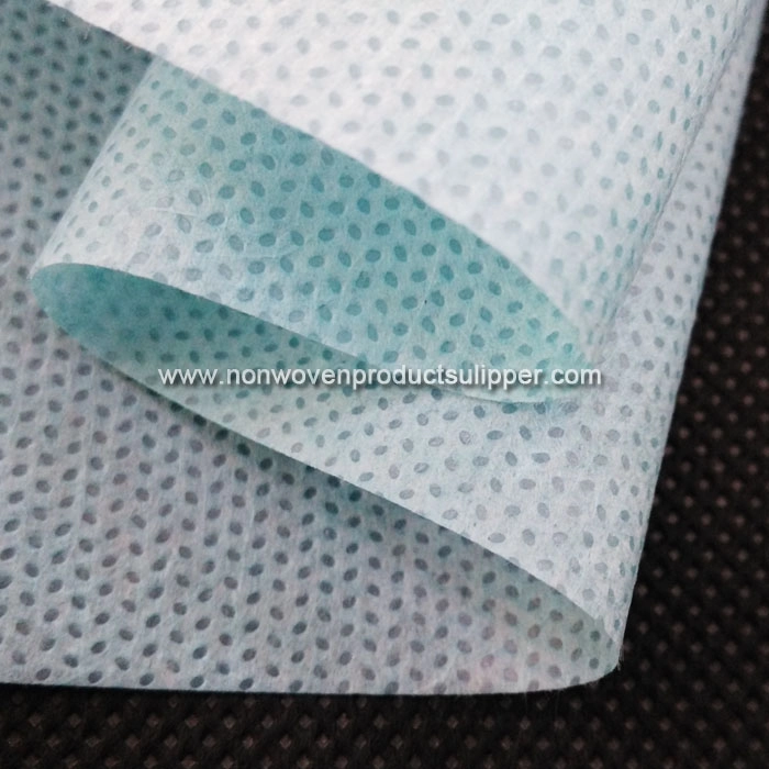 HYGR3-SMSBS 25gsm Waterproof Non Woven Fabric Perforated Disposable Bed Sheets Roll
