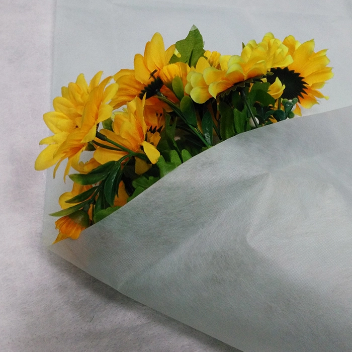 PET Spunbond Nonwoven Floral Sleeves Flower Decoration Nonwovens Factory