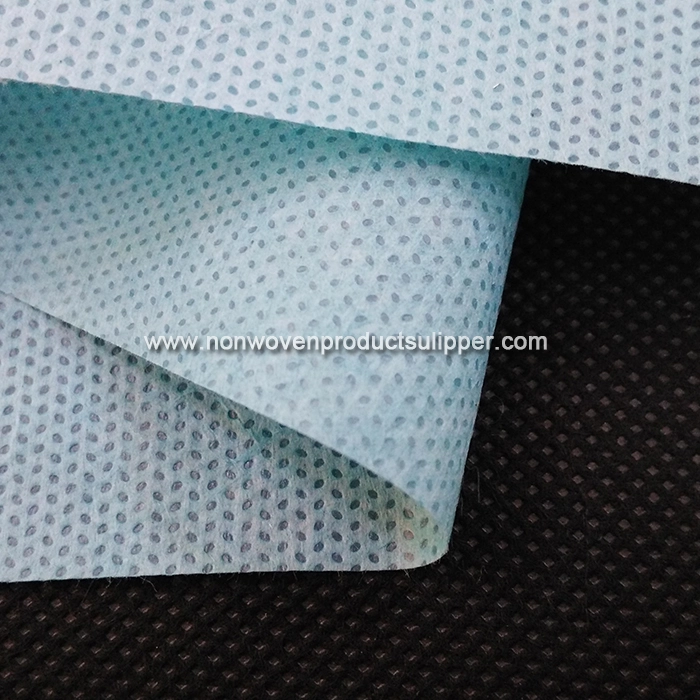 China Factory GR8# Green 35 gsm Waterproof SMS Non Woven Hygienic Materials