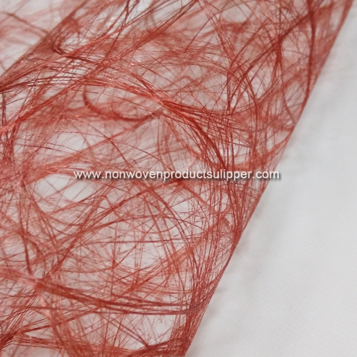 GTDL1001-C Red Color Floss Non Woven Fabric For Wholesale Table Decoration Polyester Custom Christmas Placemat
