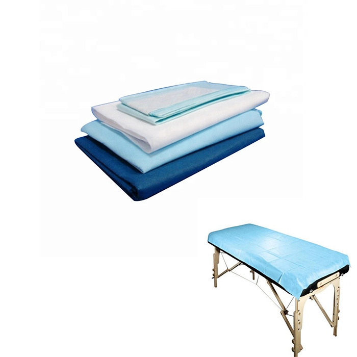 Disposable Bed Cover On Sales, Medical Hospital SMS Disposable Bed Cover Rolls, Nonwoven Bed Linen Company In China