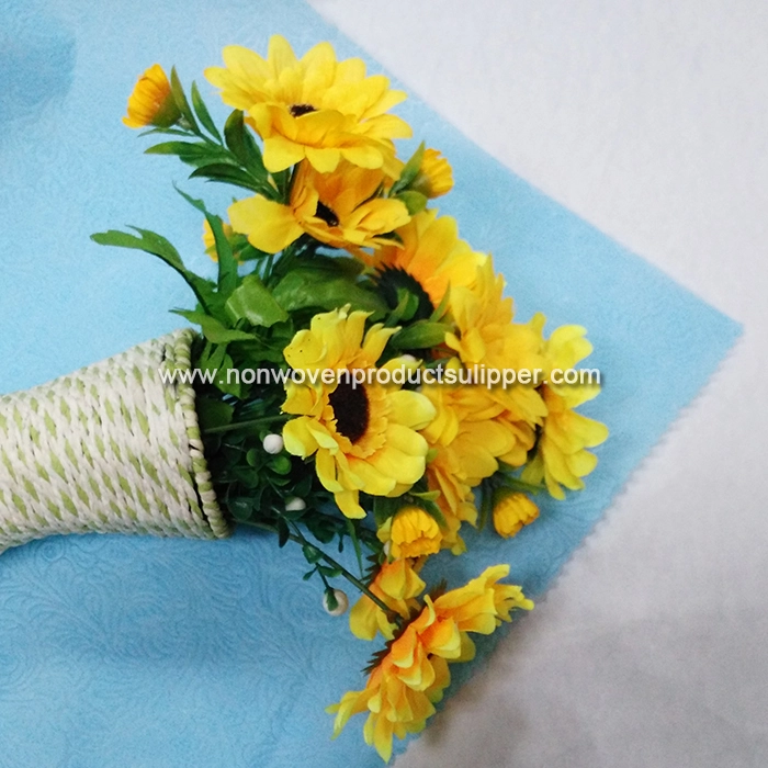 New Embossing GTRX-LBu01 PP Spunbonded Non Woven Materials For Plant Sleeve Rolls