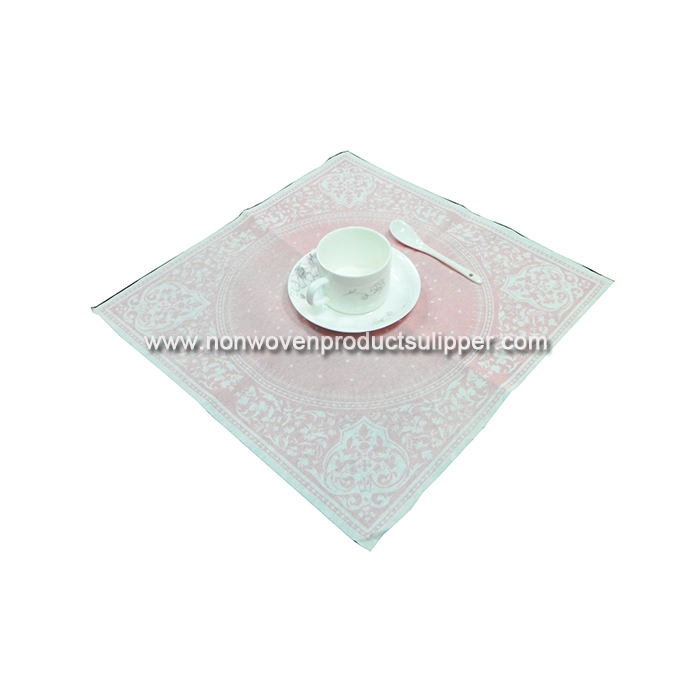 GT-WP01 Custom Printed 1/4 Airlaid Non Woven Fabric Cocktail Dinner Napkin On Sales