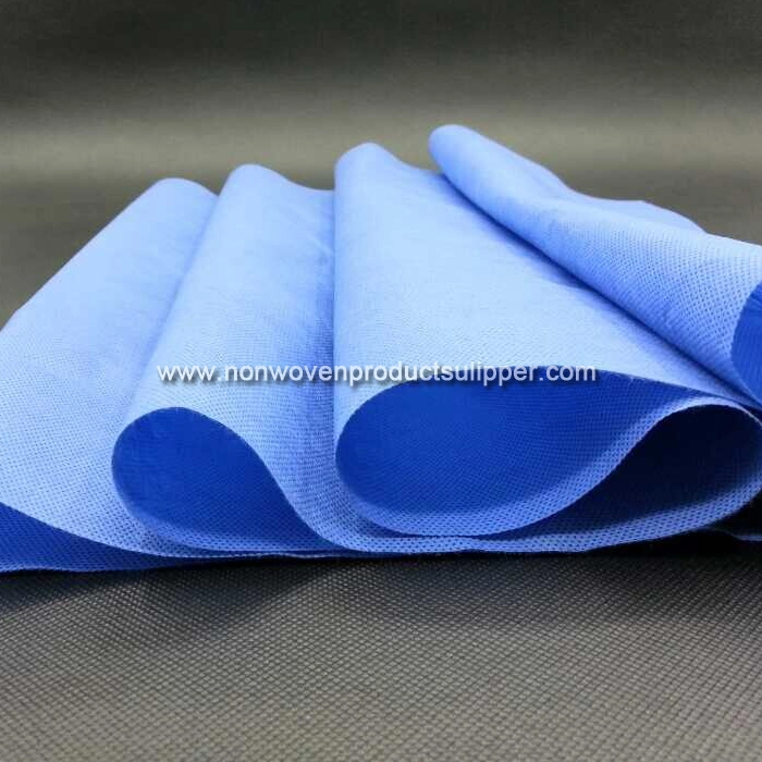 Vendor Hygienic SMS Non Woven Materials For Medical Hospital Blue PP Protective Cloth