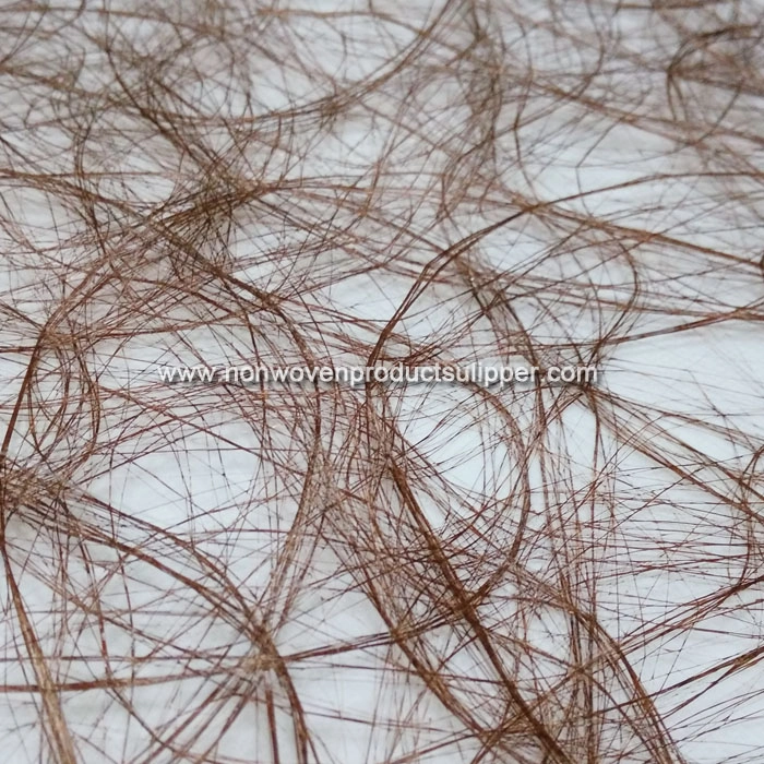 GTDL1001-E Brown Color Floss Non Woven Fabric Wholesale Non Woven Roll For Wall Decoration