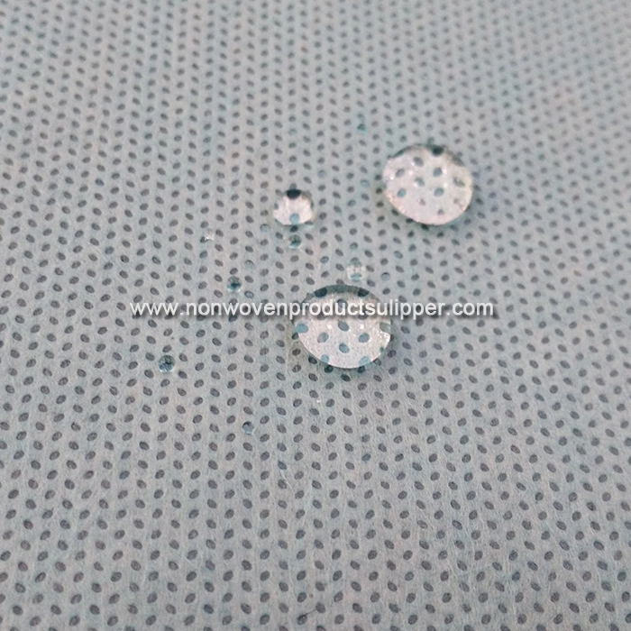 China Factory GR8# Green 35 gsm Waterproof SMS Non Woven Hygienic Materials