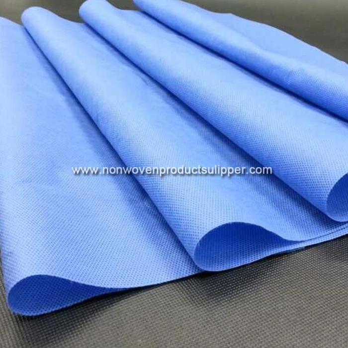Vendor Hygienic SMS Non Woven Materials For Medical Hospital Blue PP Protective Cloth
