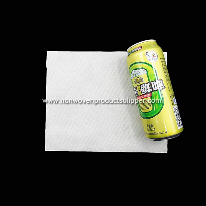 GT-WH01 Hotel Wedding Napkins White Decoration Non Woven Fabric Dining Table Napkin Wholesale