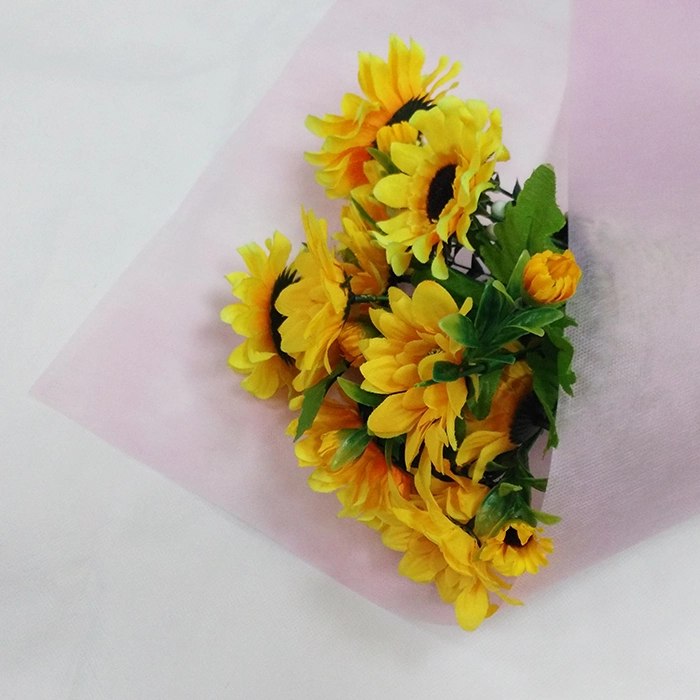 Wrap Flower 100% Polyester Spunbond Non Woven Fabric PET Spunbond Non Woven Factory