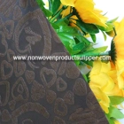 porcelana Surtidor en forma de corazón marrón de China que engrana GT-HSBR01 PP Spunbond no tejido para los bolsos florales fabricante