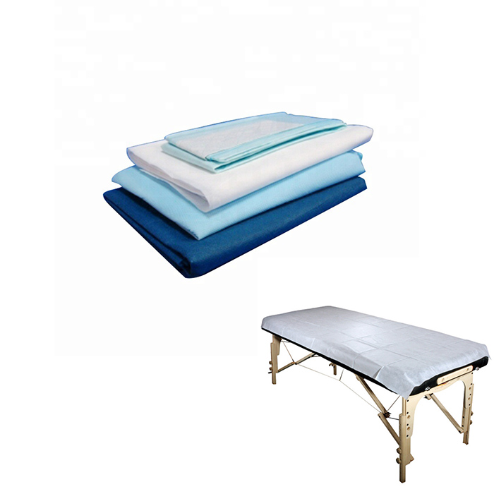 Disposable Bed Cover On Sales, Medical Hospital SMS Disposable Bed Cover Rolls, Nonwoven Bed Linen Company In China