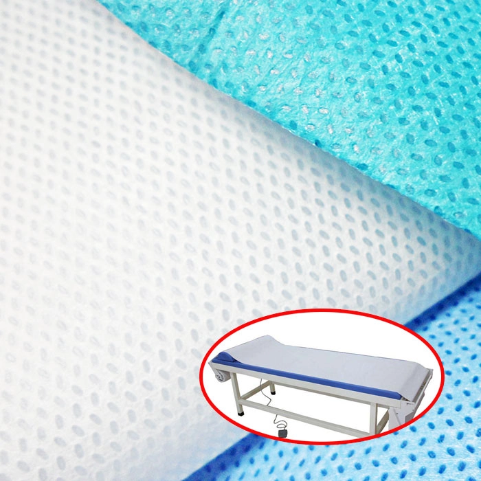 中国 一次性床上用品SPA床按摩床罩，无纺布床垫罩供应商，多孔床单公司 制造商