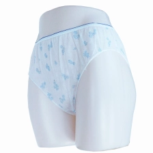 中国 一次性女式内裤透气透气温泉按摩医院内裤制造商 制造商