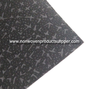GTRX-B01 Black Color New Embossing PP Spunbond Non Woven Fabric For Disposable Tableware Mat