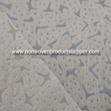 China A tela não tecida GTRX-BEIGE01 PP Spunbonded decora a toalha de mesa na embalagem pequena do rolo fabricante