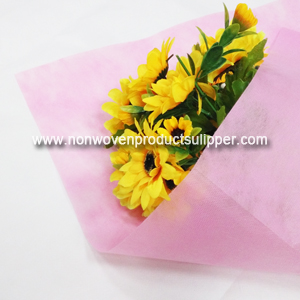GTYLTC-Pink China Fabric Supplier Spunbond Flower Packaging Raw Material PP Non Woven Fabric Flower Packing