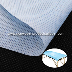 HYLB15 Disposable PP Non Woven Bed Sheets Flat Bed Sheets For SPA