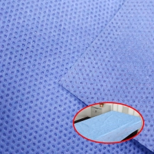 중국 비 짠 종이 스파 천공 된 일회용 장착 된 침대 시트 롤 사용자 정의 제조업체