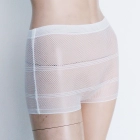 中国 Wastpartum女性批发的无缝网眼针织一次性内裤 制造商