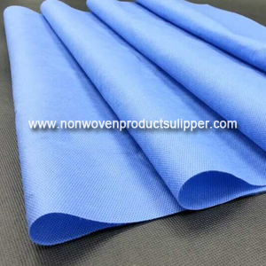 Vendor Hygienic SMS Non Woven  Materials For Medical Hospital Blue PP Protective Cloth