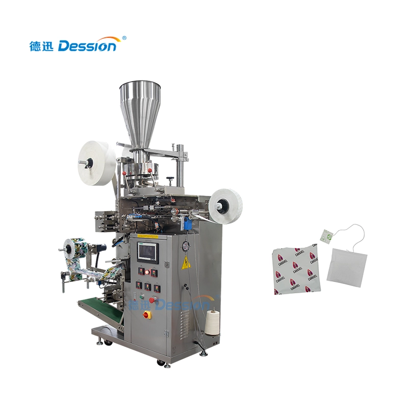 China Automatic Inner and Outer Sachet Filter Paper Pouch Small Bag Tea Bag Packing Machine for Small Business fabricante