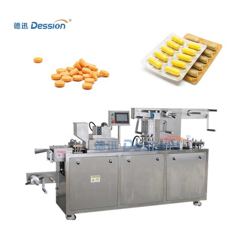 Automatic small blister packing machine aluminum plastic tablet blister packing machine